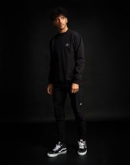 Funkčná mikina LOOSE RIDERS Blacklabel Crewneck Black