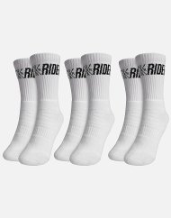 Balenie 3 ponožiek LOOSE RIDERS Classic White