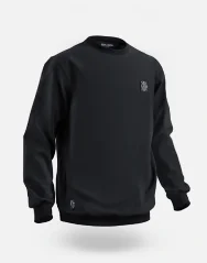 Funkční mikina LOOSE RIDERS Blacklabel Crewneck Black