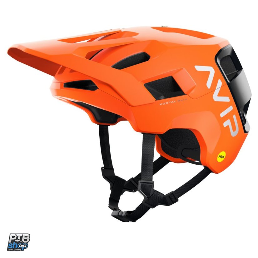 Helma POC Kortal Race MIPS Fluorescent Orange AVIP/Uranium Black Matt