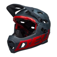 BELL Super DH Spherical Mat Blue Crimson2