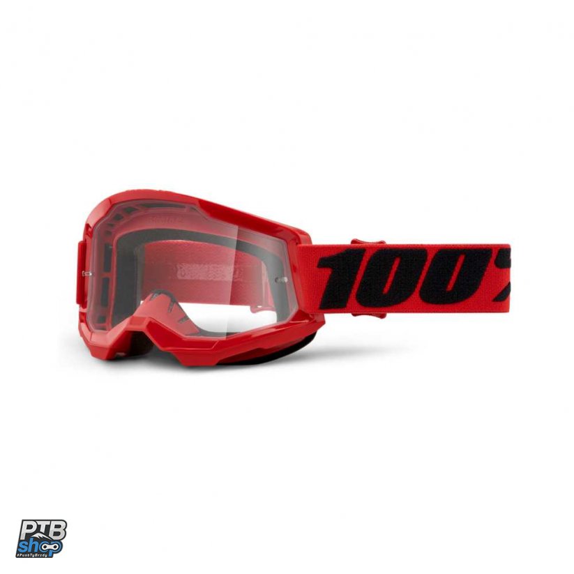strata 2 goggle red clear lens
