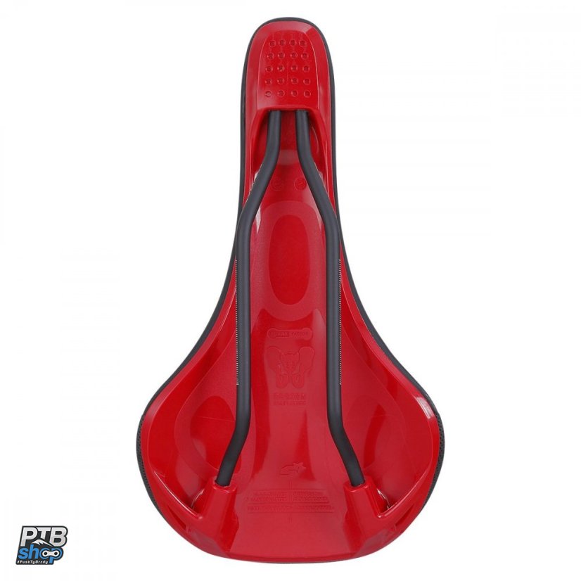 sedlo spank spike 160 black red 2