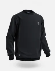 Funkčná mikina LOOSE RIDERS Blacklabel Crewneck Black