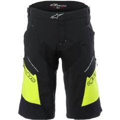 alpinestars drop 2 shorts black acid yellow