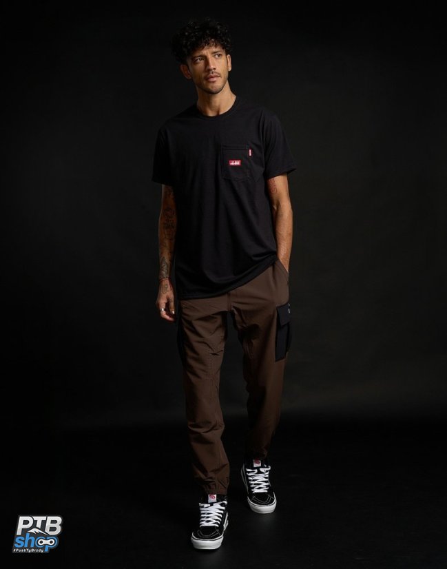 Funkční tričko LOOSE RIDERS Pocket Tee Black