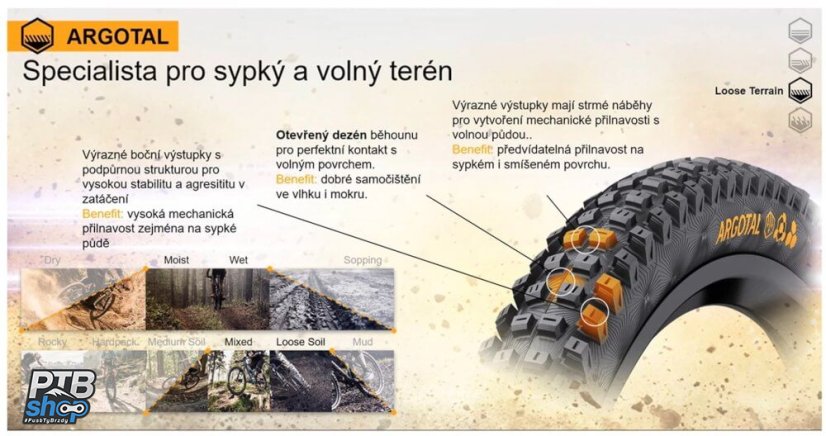 Plášť CONTINENTAL Argotal 27,5"